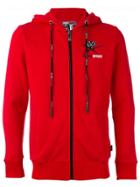 Plein Sport Sander Hoodie Sweat Jacket - Red