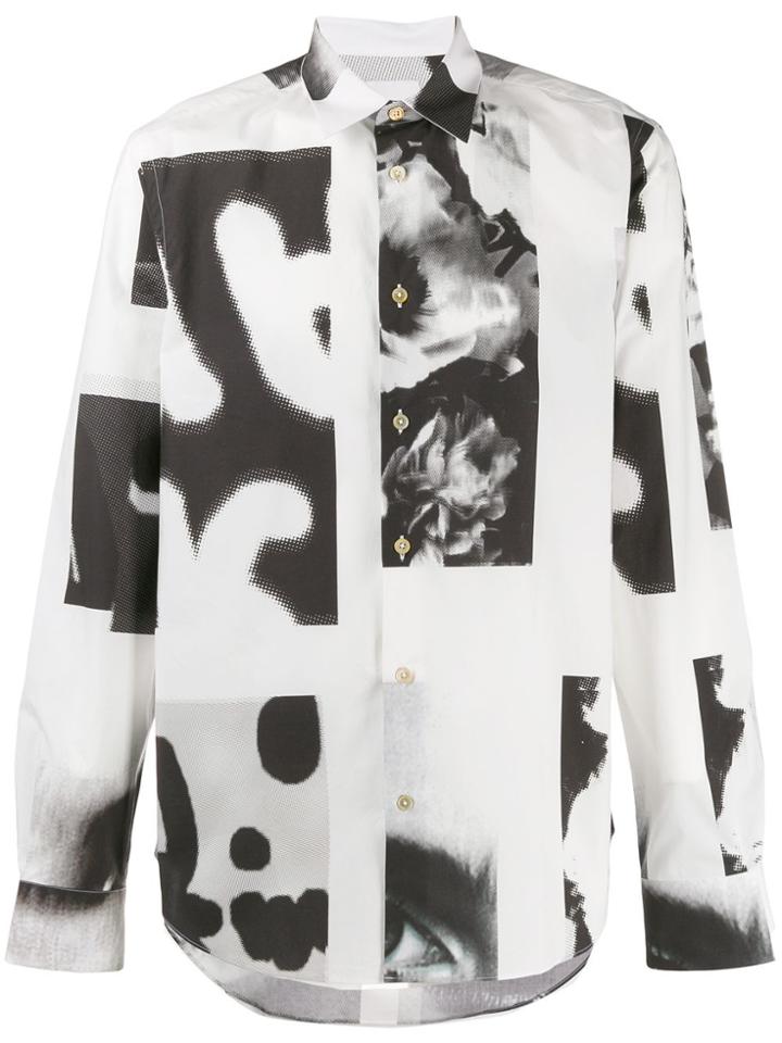 Paul Smith Graphic Print Shirt - White
