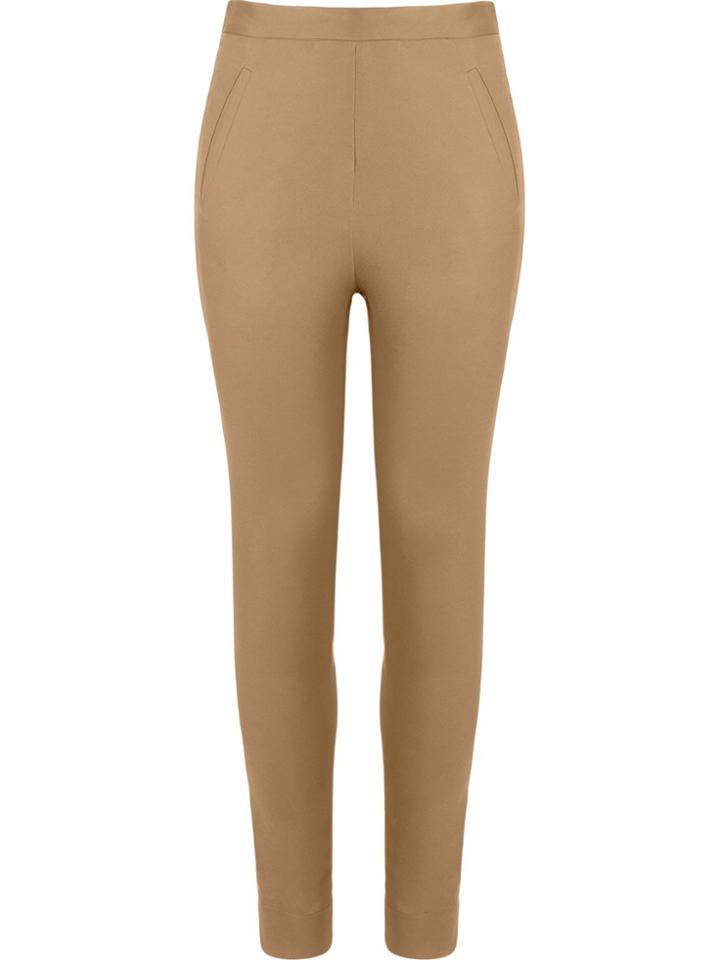 Andrea Marques Mid Rise Skinny Trousers - Brown