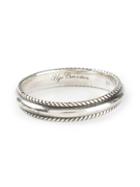 Ugo Cacciatori Engraved Ring - Metallic