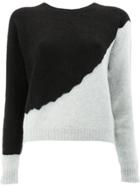 Suzusan Bicolour Sweater - Black