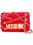Moschino Quilted Crossbody Bag, Women's, Red