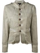 Just Cavalli - Military Jacket - Women - Cotton/spandex/elastane - 40, Nude/neutrals, Cotton/spandex/elastane