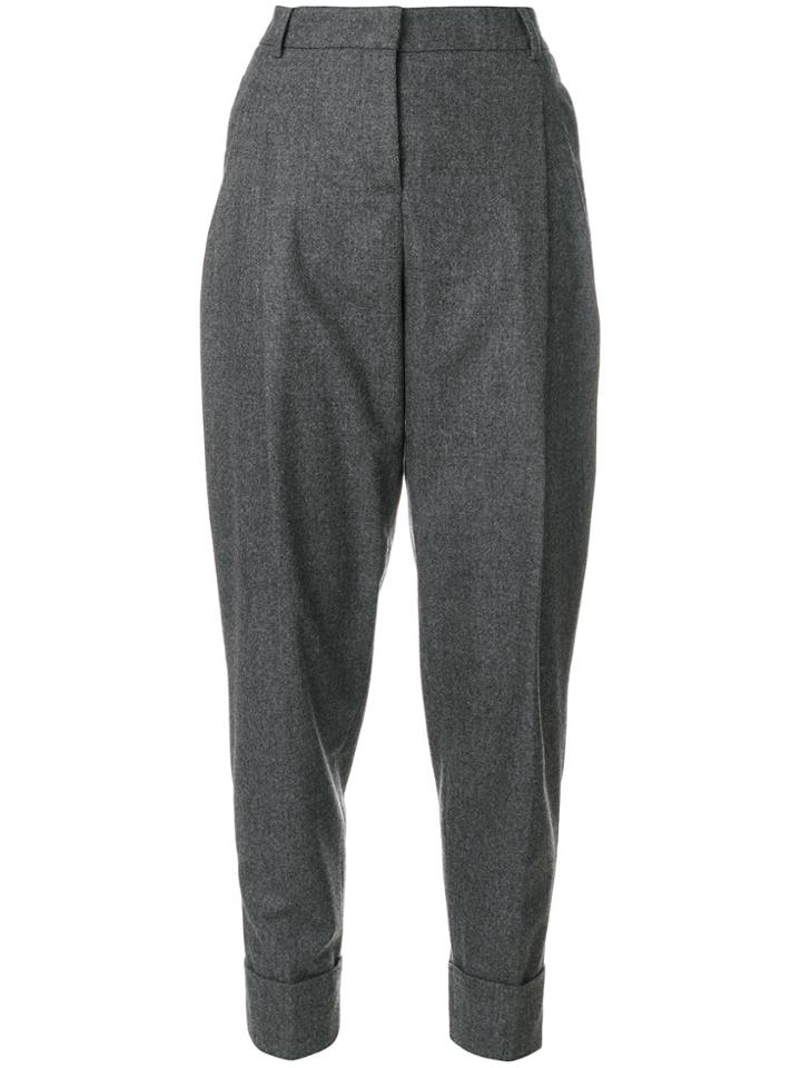 Fabiana Filippi Cropped Balloon Trousers - Grey