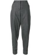 Fabiana Filippi Cropped Balloon Trousers - Grey