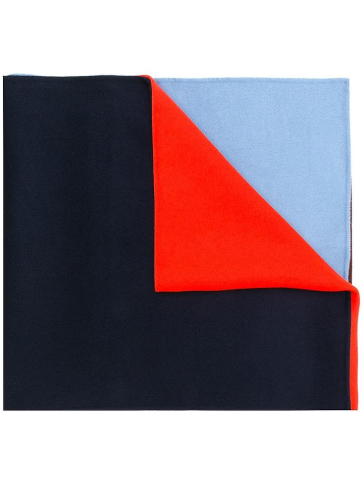 Odeeh Colour Block Scarf - Blue