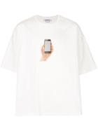 Sunnei Iphone Print T-shirt - White