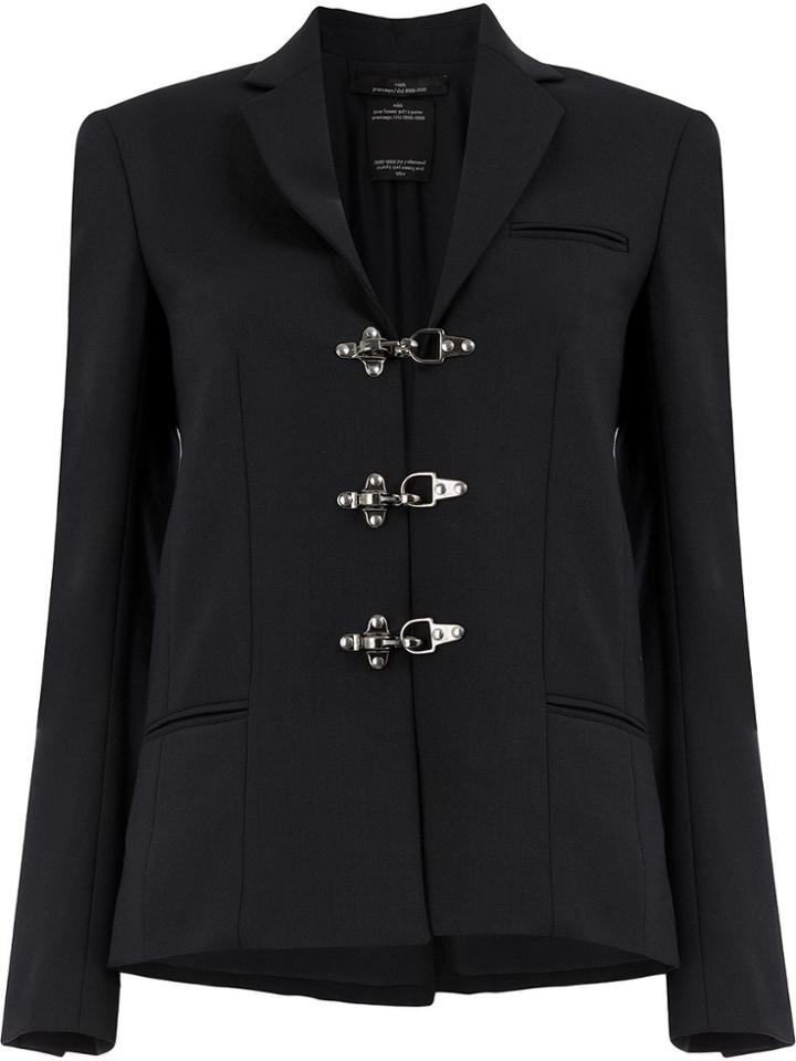 Rokh Clasp Fastening Jacket - Blue