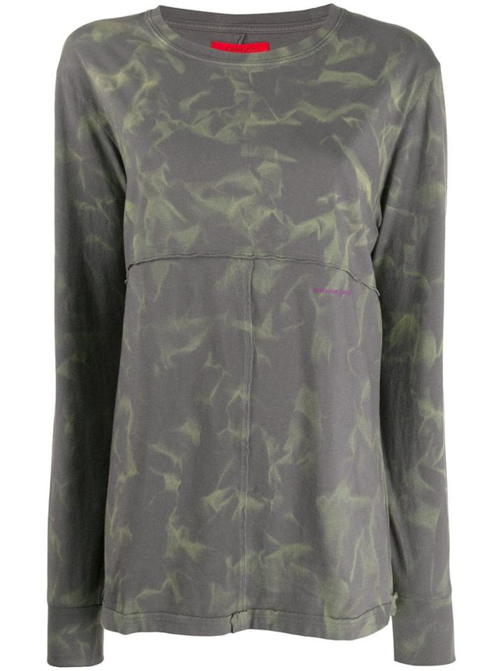 Eckhaus Latta Lapped Long Sleeve T-shirt - Grey
