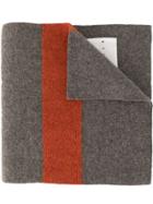 Margaret Howell Two-tone Knit Scarf - Grey