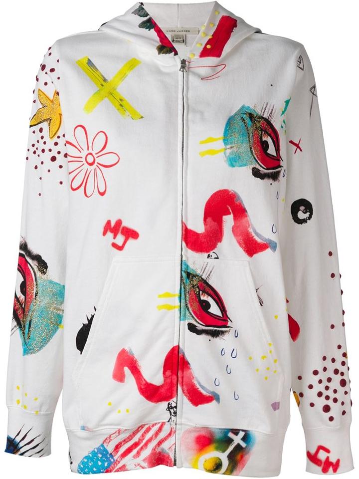 Marc Jacobs 'collage Print' Oversized Hoodie