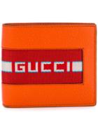 Gucci Gucci Stripe Bifold Wallet - Yellow & Orange