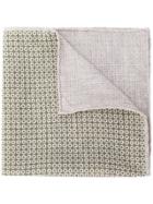 Brunello Cucinelli Geometric Pocket Square - Green