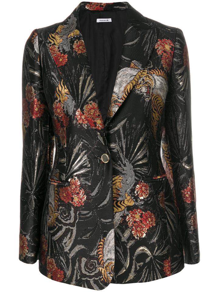 P.a.r.o.s.h. Tiger Jacket - Black