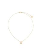 Michael Kors Logo Pendant Necklace, Women's, Metallic