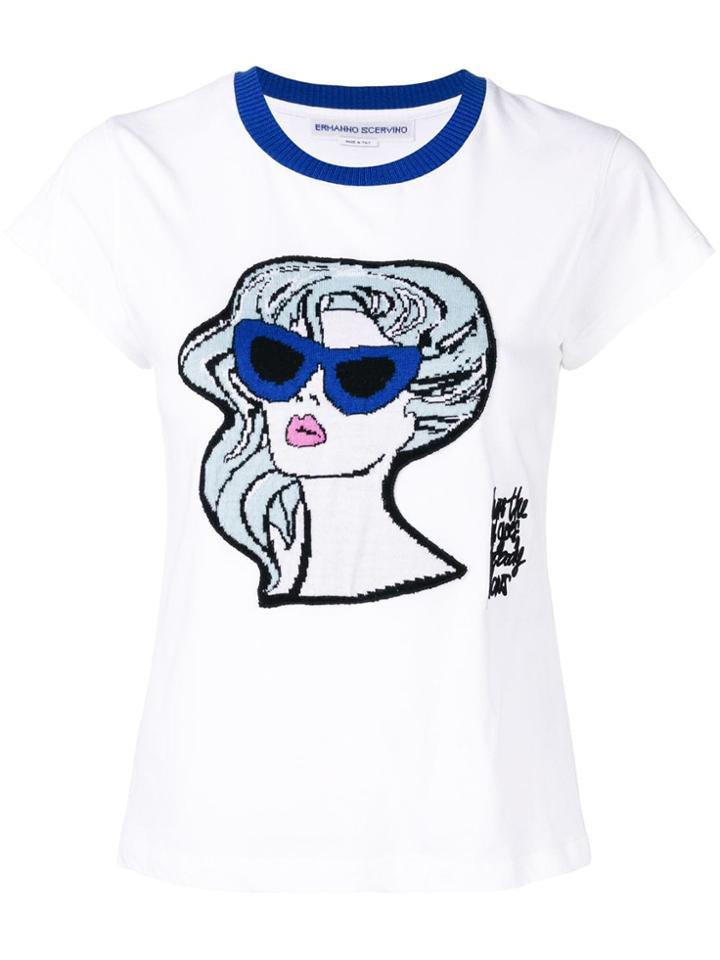 Ermanno Scervino Printed T-shirt - White