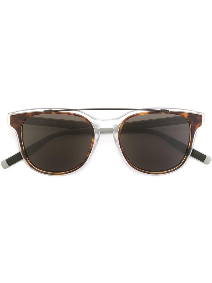 Dior Eyewear 'black Tie' Sunglasses - Metallic