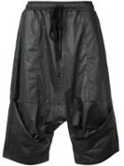 Lost & Found Ria Dunn - Drop-crotch Shorts - Men - Cotton/polyurethane - L, Black, Cotton/polyurethane