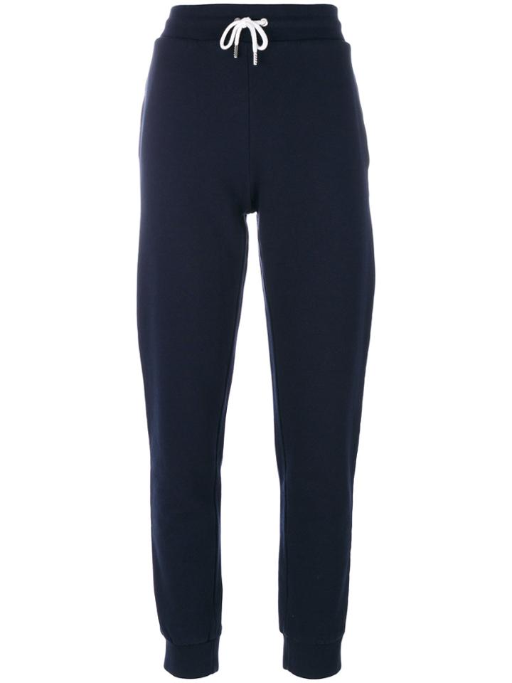 Maison Kitsuné High Waisted Track Pants - Blue