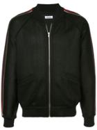 Coohem Super Mesh Knit Bomber Jacket - Black