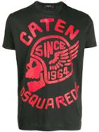 Dsquared2 Caten Skull Logo Patch T-shirt - Black
