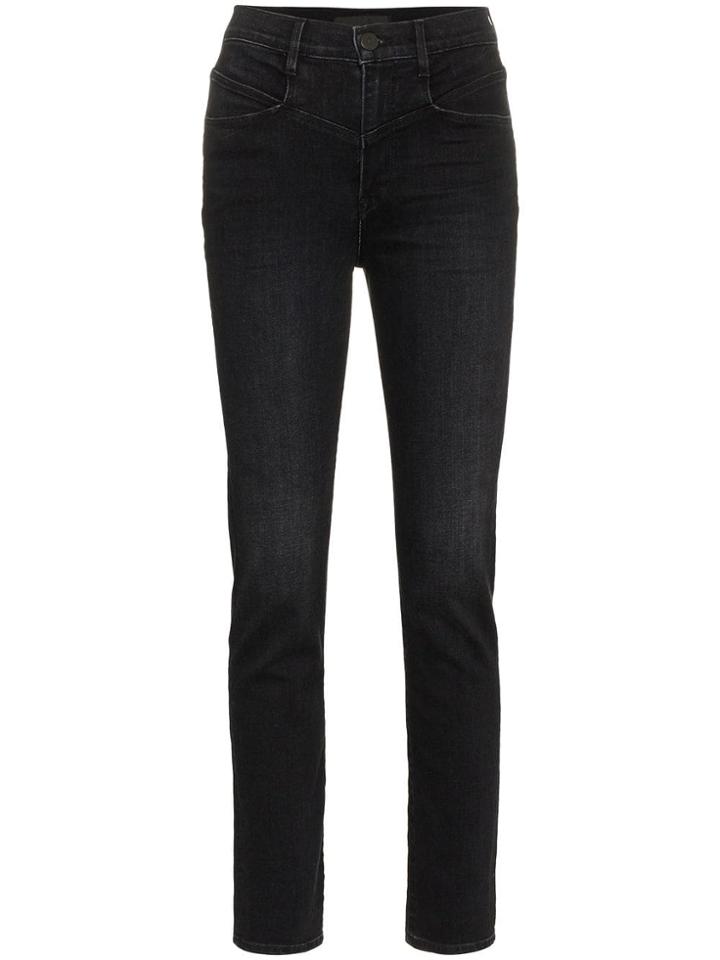 3x1 Jesse High Waisted Straight Leg Jeans - Black