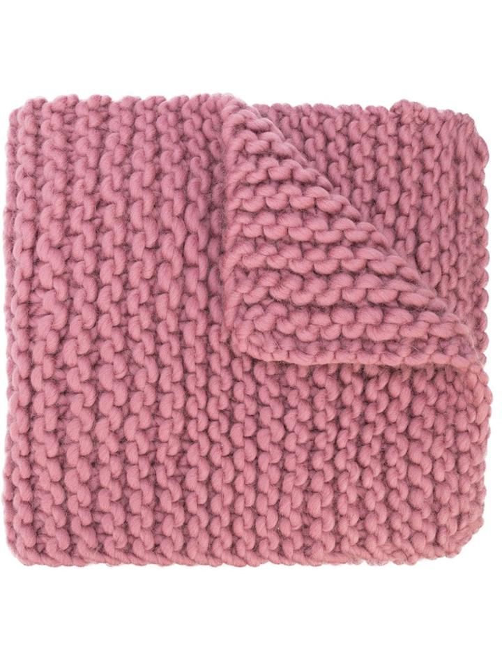 I Love Mr Mittens Billie Chunky Scarf - Pink