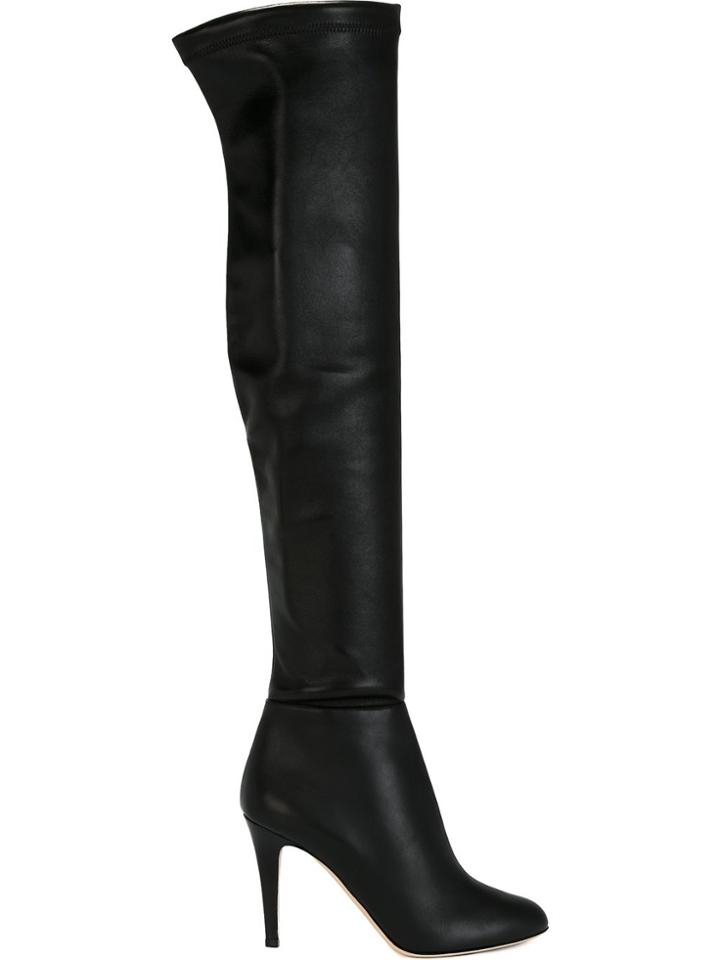 Jimmy Choo Toni 90 Thigh High Boots - Black