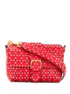 Red Valentino Red(v) Flower Appliqué Shoulder Bag