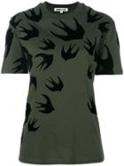 Mcq Alexander Mcqueen Swallow Signature T-shirt - Green