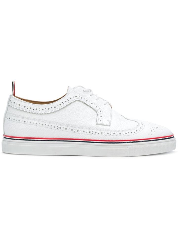 Thom Browne Tonal Cupsole Longwing Brogue - White