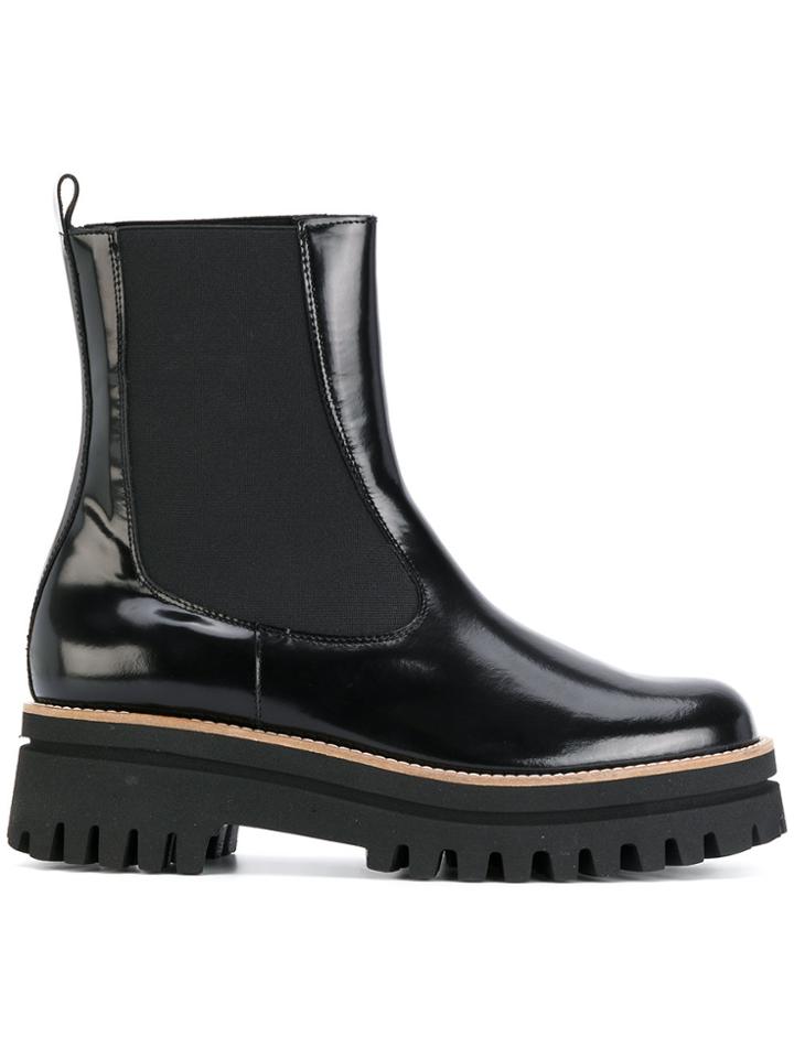 Paloma Barceló Chunky Heel Ankle Boots - Black