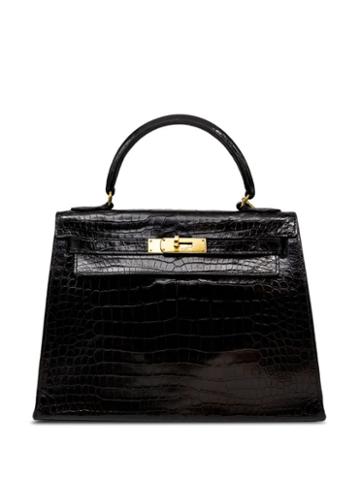 Hermès Pre-owned 80-90's 28cm Kelly Sellier Bag - Black