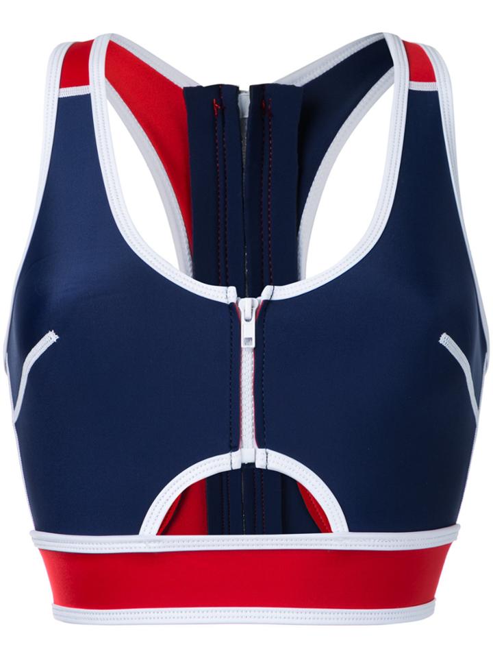 Duskii Kailua Racer Bikini Top - Blue