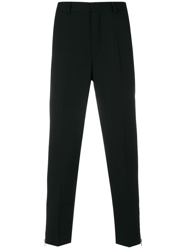 Mcq Alexander Mcqueen Cropped Suit Trousers - Black
