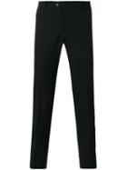 Tonello - Slim-fit Tailored Trousers - Men - Mohair/wool - 50, Black, Mohair/wool