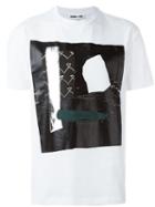 Mcq Alexander Mcqueen Abstract Print T-shirt, Men's, Size: Medium, White, Cotton