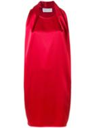 Gianluca Capannolo Midi Dress, Women's, Size: 44, Red, Triacetate/polyester