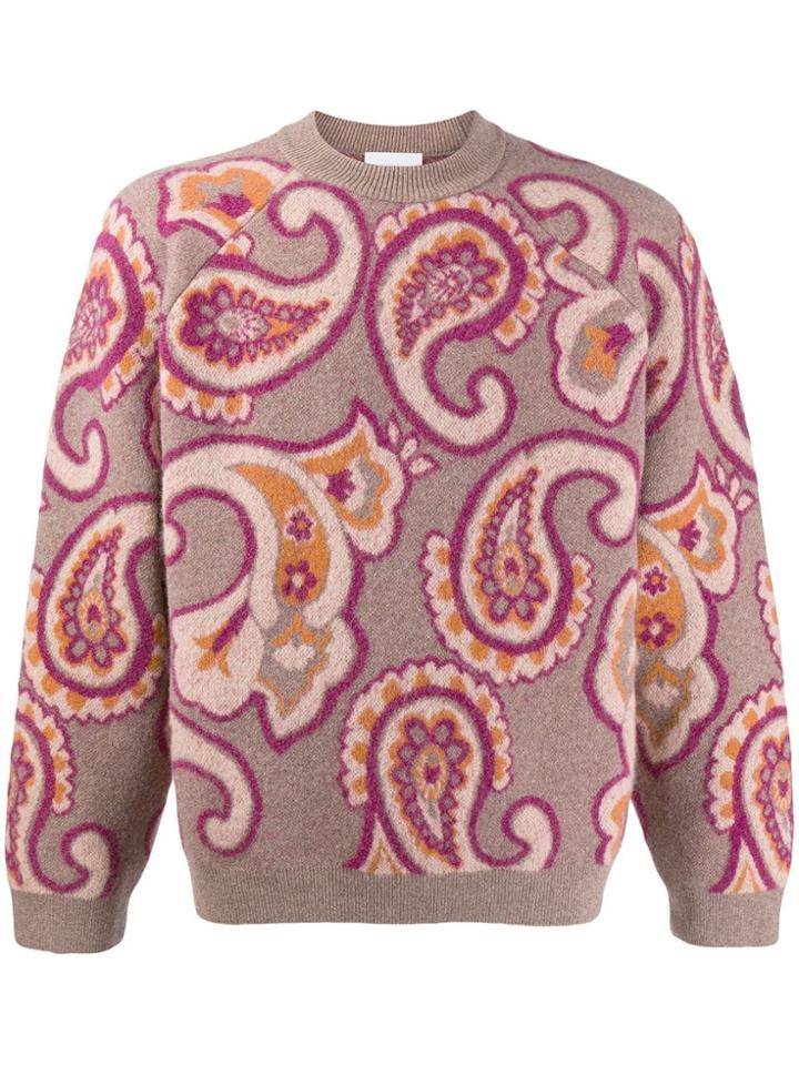 Nanushka Intarsia Knit Jumper - Pink