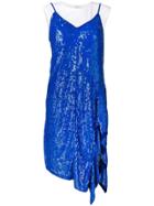 P.a.r.o.s.h. Layered Sequin Dress - Blue