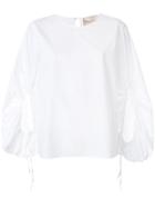 Erika Cavallini Bell Sleeved Blouse - White