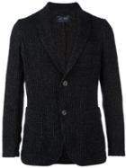 Armani Jeans Knitted Blazer, Men's, Size: 46, Blue, Cotton/acrylic/polyamide/other Fibers