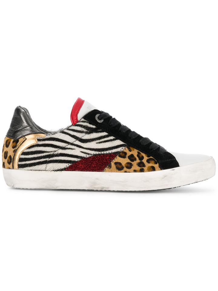Zadig & Voltaire Patchwork Low-top Sneakers - Multicolour