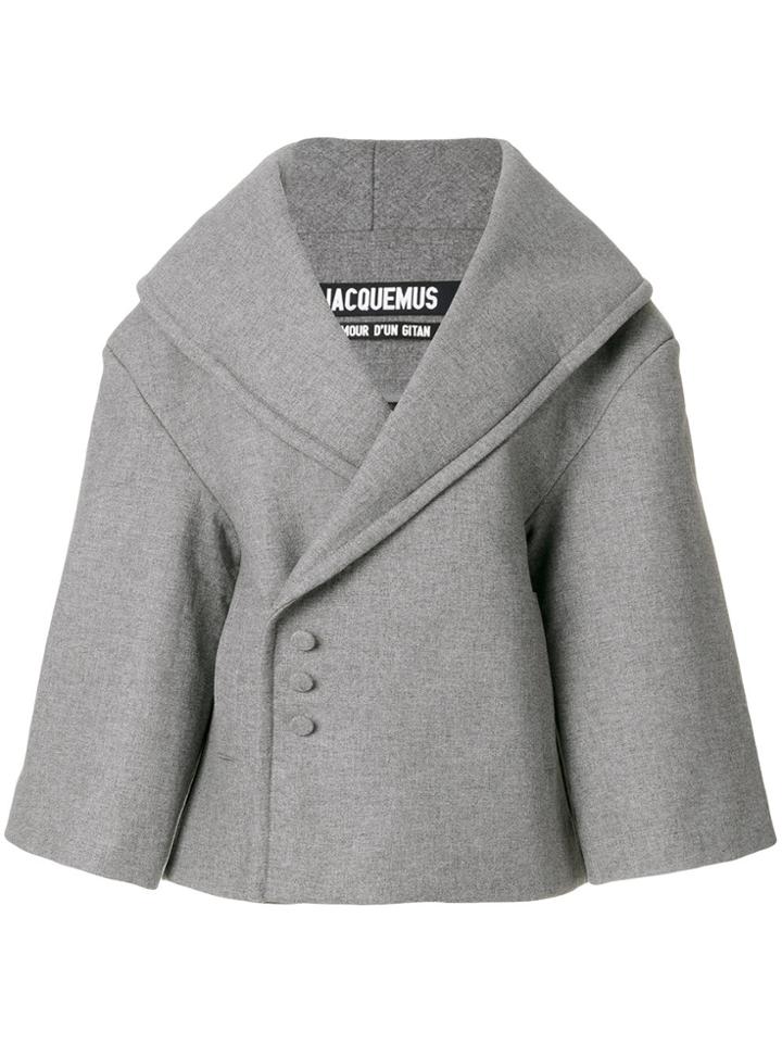 Jacquemus La Caban Coat - Grey