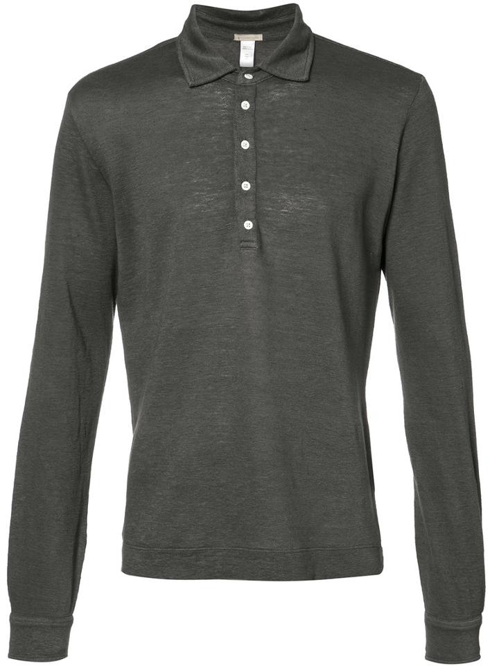 Massimo Alba - Classic Polo Top - Men - Linen/flax - S, Grey, Linen/flax