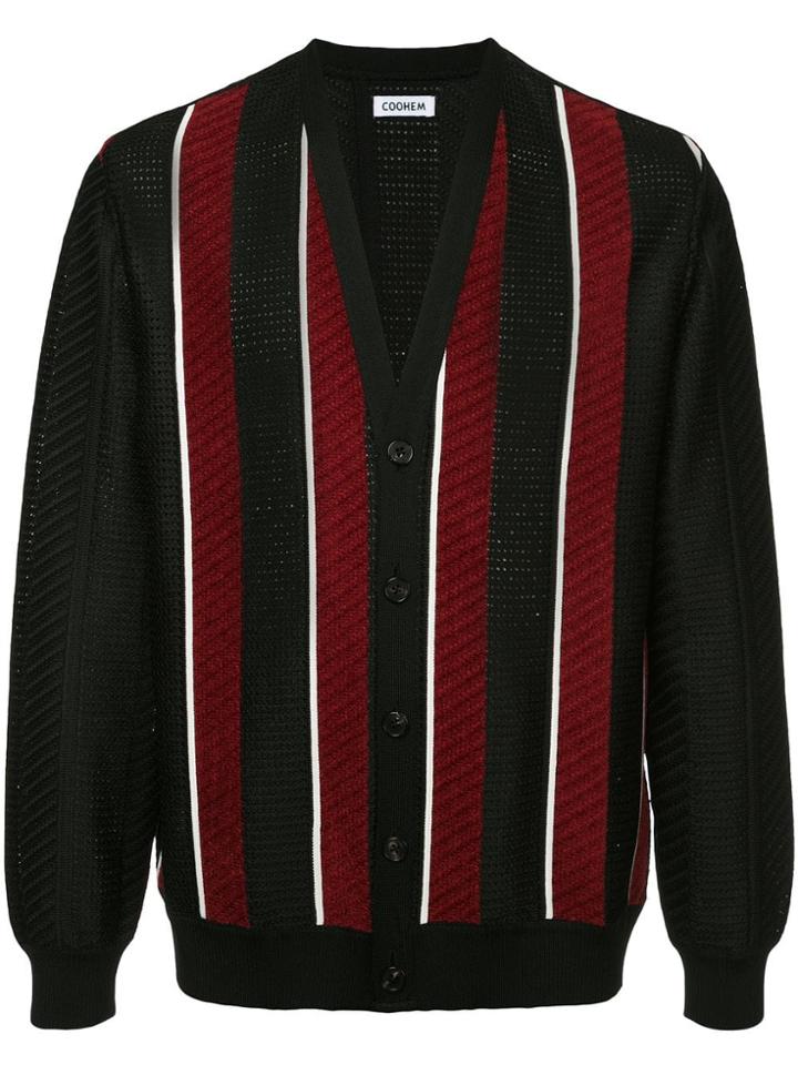 Coohem Super Mesh Knit Cardigan - Black