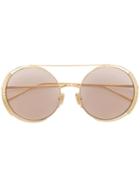 Boucheron Eyewear Round Shaped Sunglasses - Gold