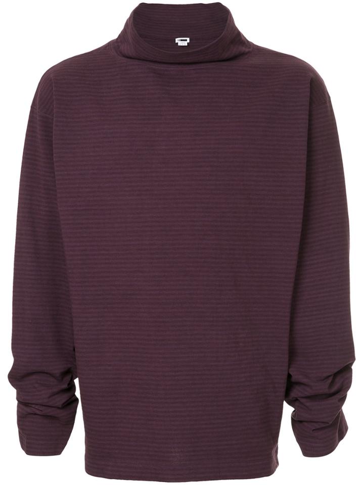 H Beauty & Youth Roll Neck T-shirt - Pink & Purple