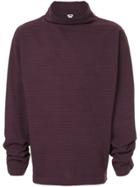 H Beauty & Youth Roll Neck T-shirt - Pink & Purple