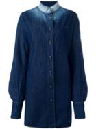 Vivienne Westwood Anglomania Oversized Shirt, Women's, Size: Medium, Blue, Cotton